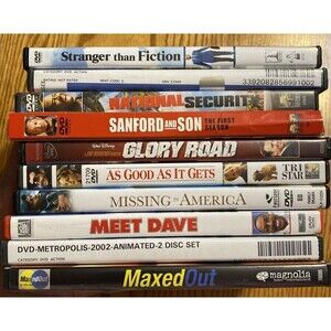 Lot Of 10 DVDs Family Action Adventure Movies